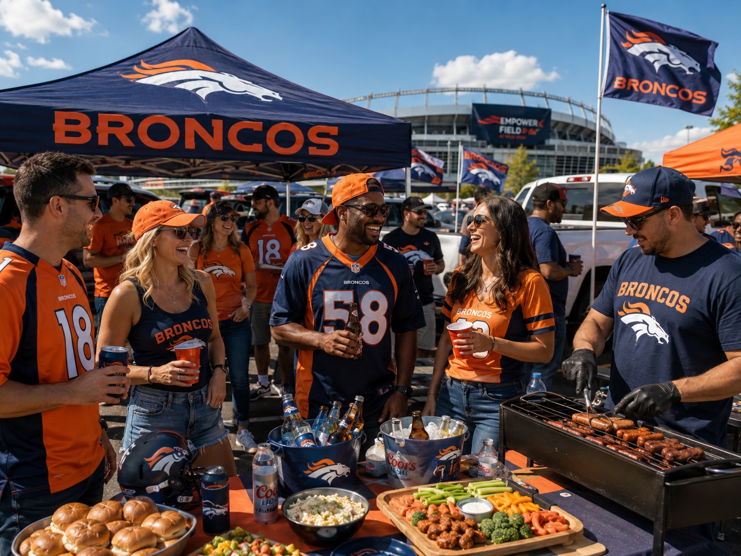 Broncos Home Game VIP Tailgate: Denver vs. Miami for Two