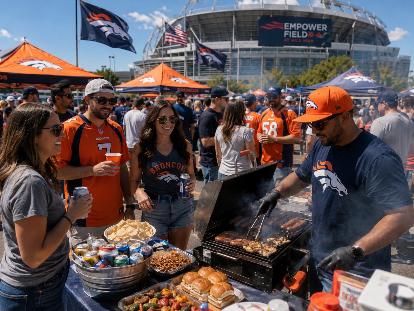 Denver Broncos Game Day VIP Tailgate vs. Seahawks for Two