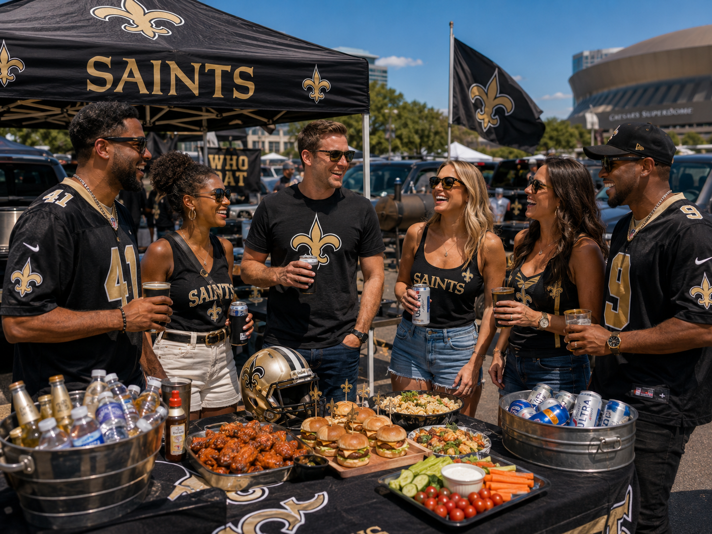 Las Vegas Raiders at Saints VIP Home Game Tailgate Experience for Two