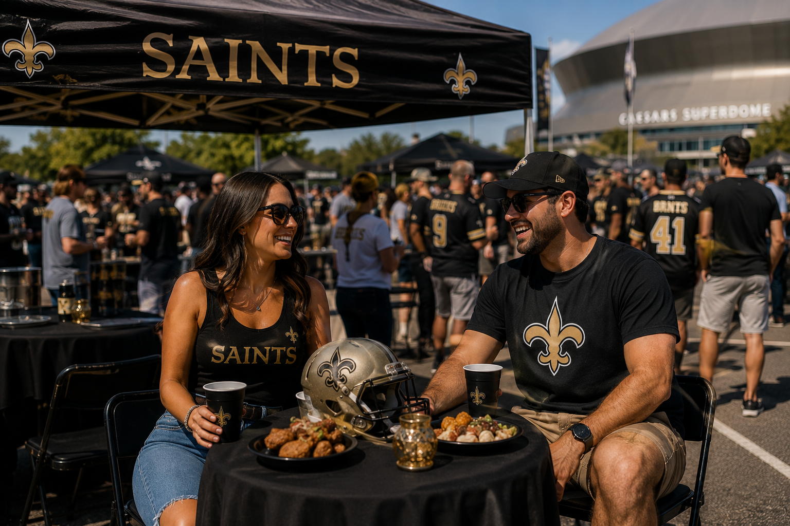 Saints Home Game VIP Tailgate: New Orleans vs. Minnesota for Two