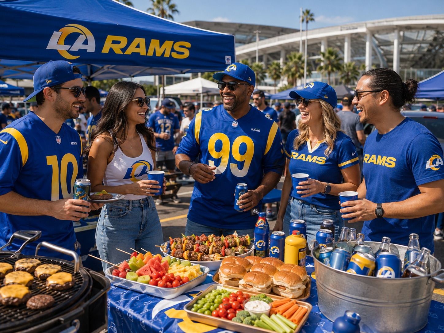 Dallas Cowboys at Los Angeles Rams VIP Tailgate Experience for Two